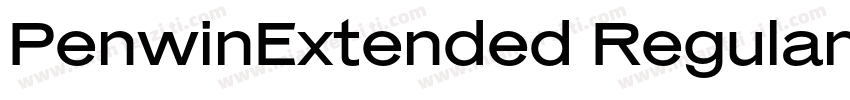 PenwinExtended Regular字体转换